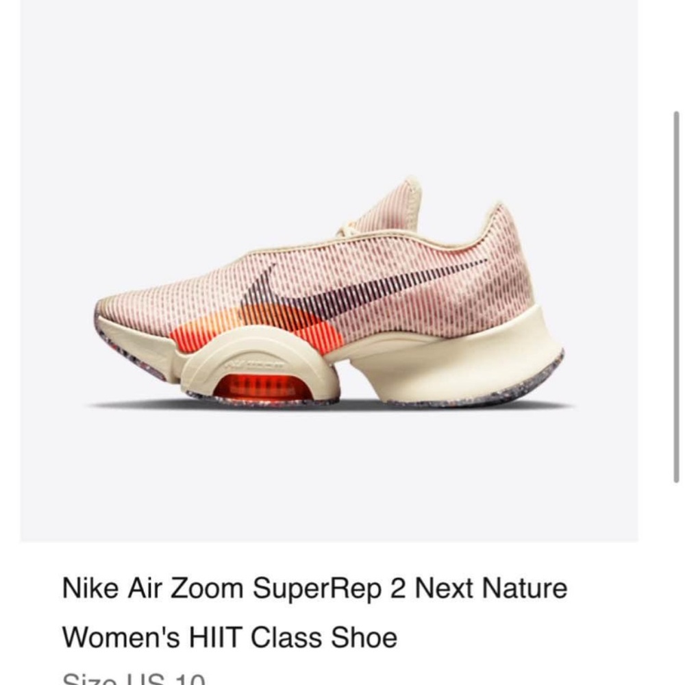 Nike Women's Air Zoom SuperRep 2 Pink Athletic Shoes